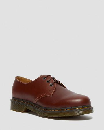 Dr Martens 1461 Men's Abruzzo Leren Oxford Schoenen Heren Bruin Zwart | NL 216TCE